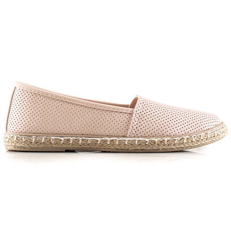 TRENDI Comode espadrillas in ecopelle rosa