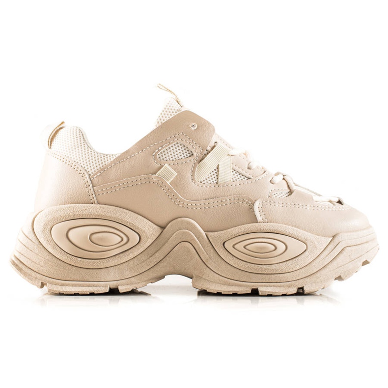 TRENDI Sneakers alla moda beige