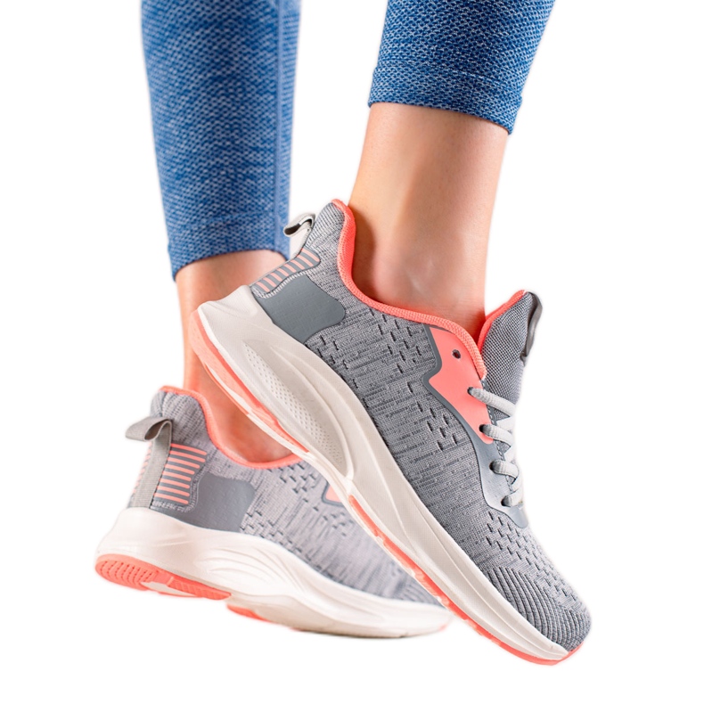 TRENDI Scarpe sportive legate grigio