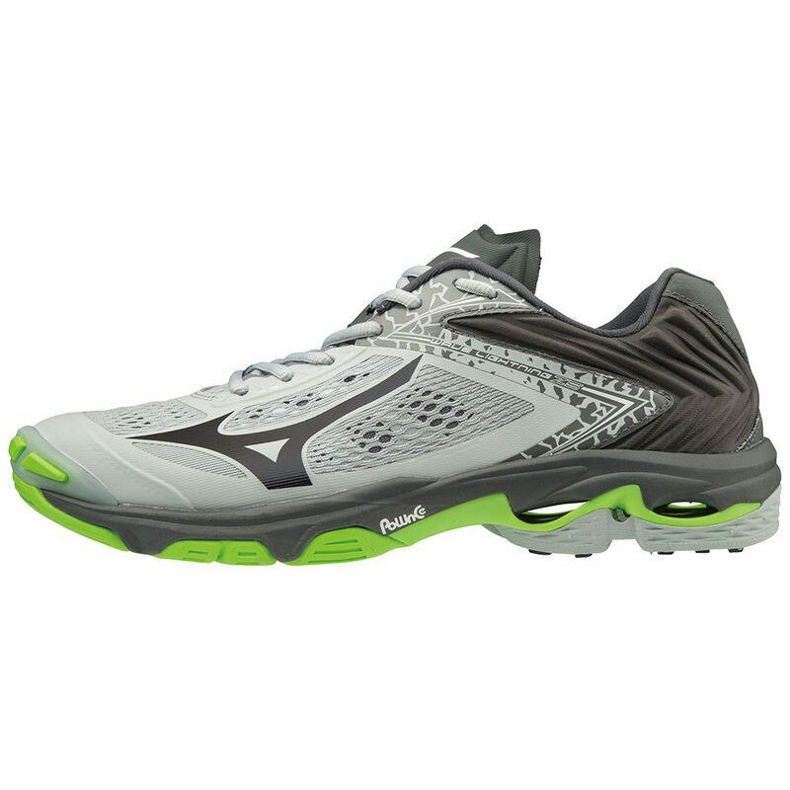 Scarpe da pallavolo Mizuno Wave Lightning Z5 M V1GA190037 grigio sfumature di grigio