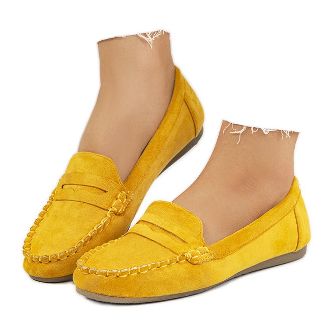 Mocassini da donna gialli Nieves giallo