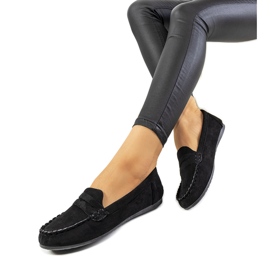 Mocassini Nieves da donna neri nero