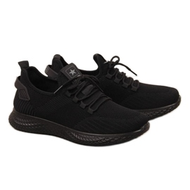 Scarpe sportive in tessuto Novità M EVE266A nero