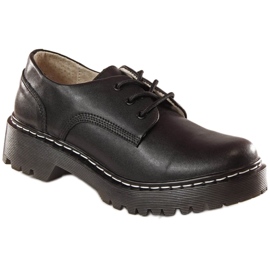 Stivali in pelle Filippo W PAW76A nero