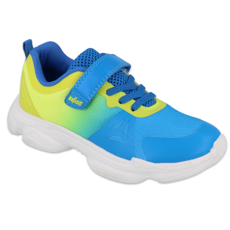 Scarpe per bambini colorate Befado 516Y121 blu giallo