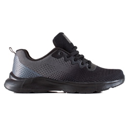 TRENDI Scarpe sportive alla moda nero grigio