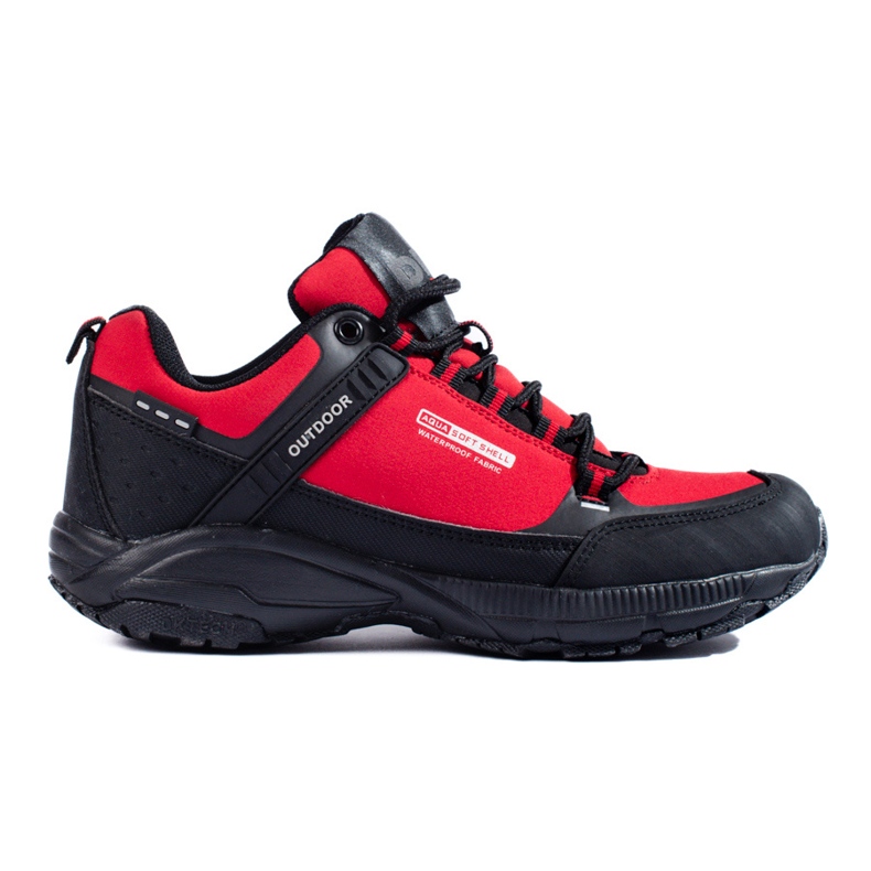 DK Scarpe da trekking all'aperto nero rosso