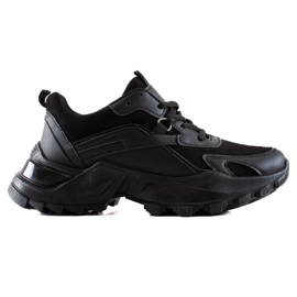 TRENDI Scarpe da ginnastica nere alla moda nero