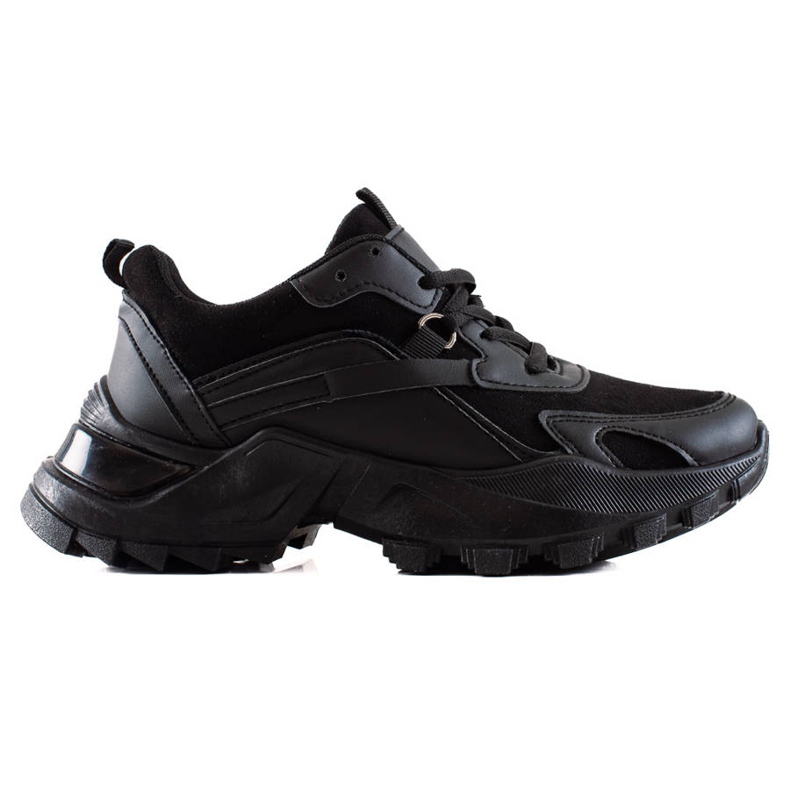 TRENDI Scarpe da ginnastica nere alla moda nero