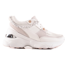 Ideal Shoes Sneakers Con Catena bianca