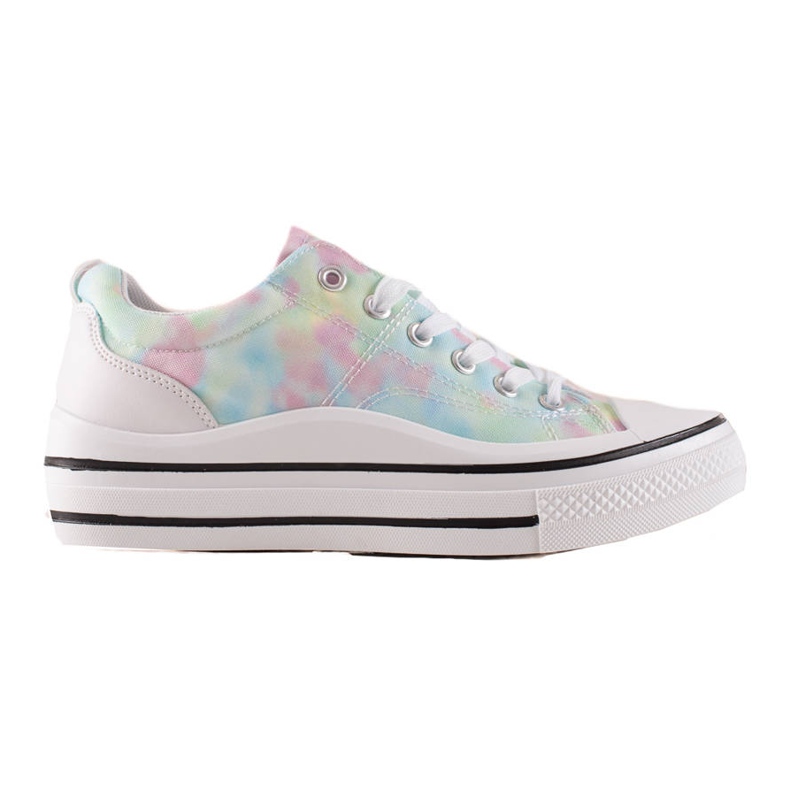 TRENDI Sneakers Colorate Sulla Piattaforma multicolore