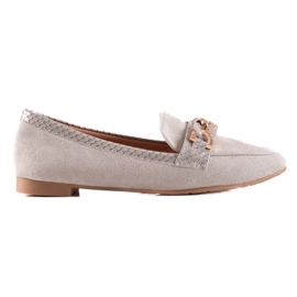 Small Swan Eleganti mocassini grigi grigio