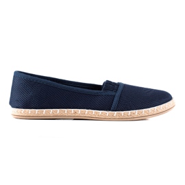 TRENDI Espadrillas casual blu navy