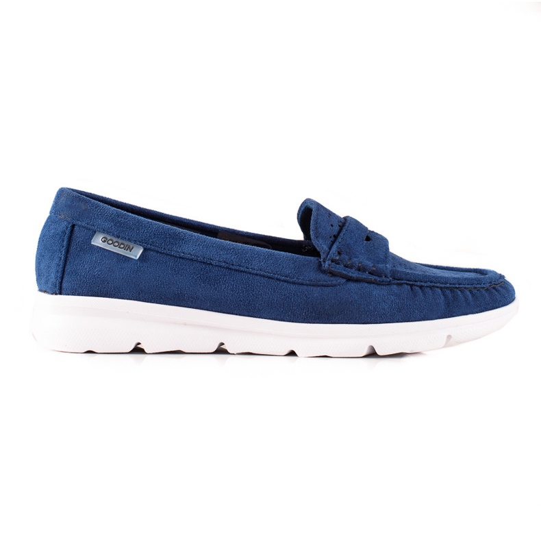 Goodin Mocassini Con Motivo Traforato blu navy