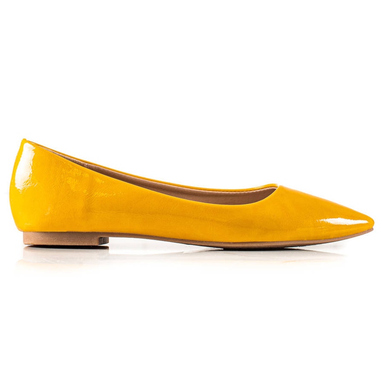 Encor Ballerina Laccata In Spitz giallo