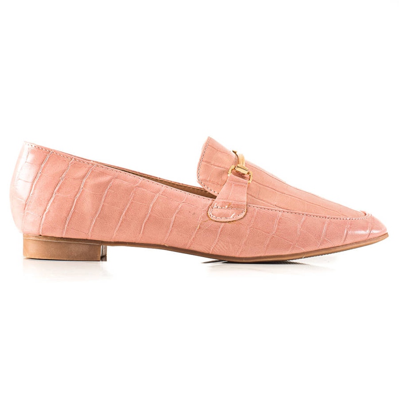 Encor Mocassini Eleganti Con Ecopelle rosa