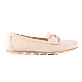 Seastar Mocassini Beige Con Ecopelle