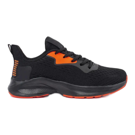 TRENDI Scarpe sportive legate nero giallo