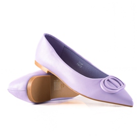 Seastar Ballerine viola con ornamento