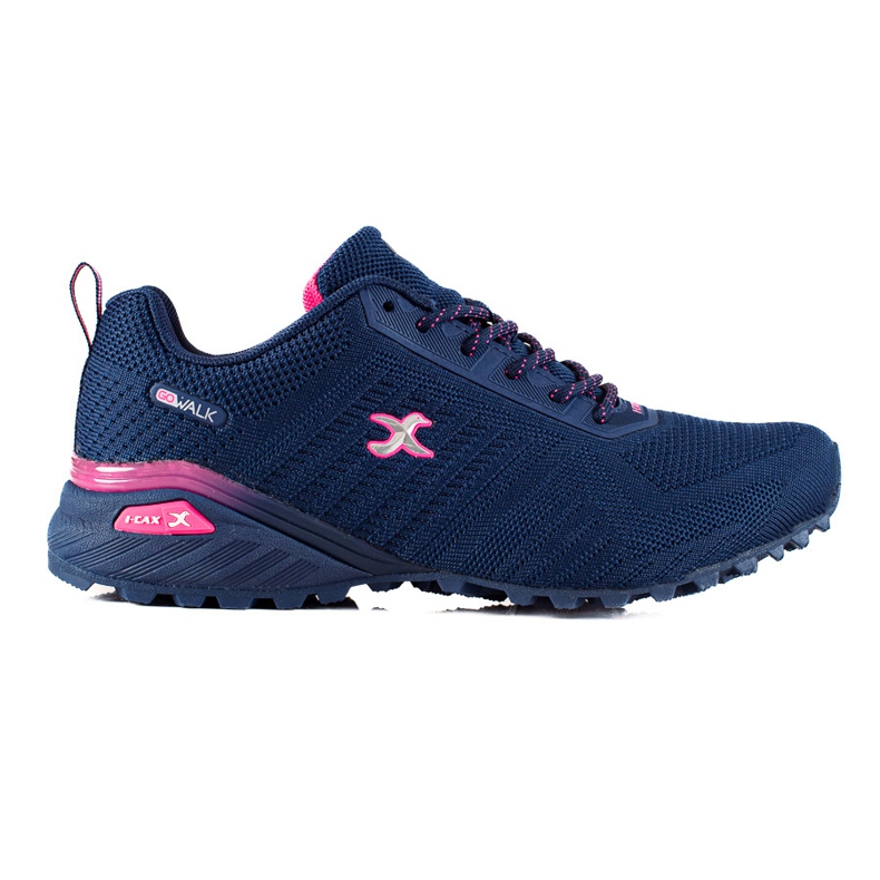 TRENDI Scarpe Da Trekking Con Inserti Neon blu navy rosa