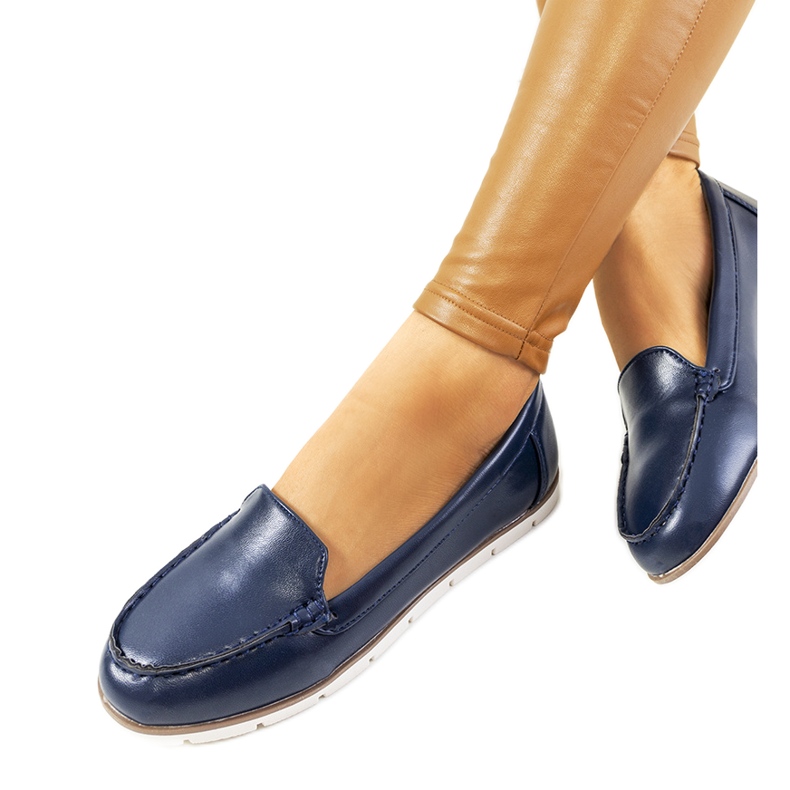 Mocassini da donna blu navy di Montez