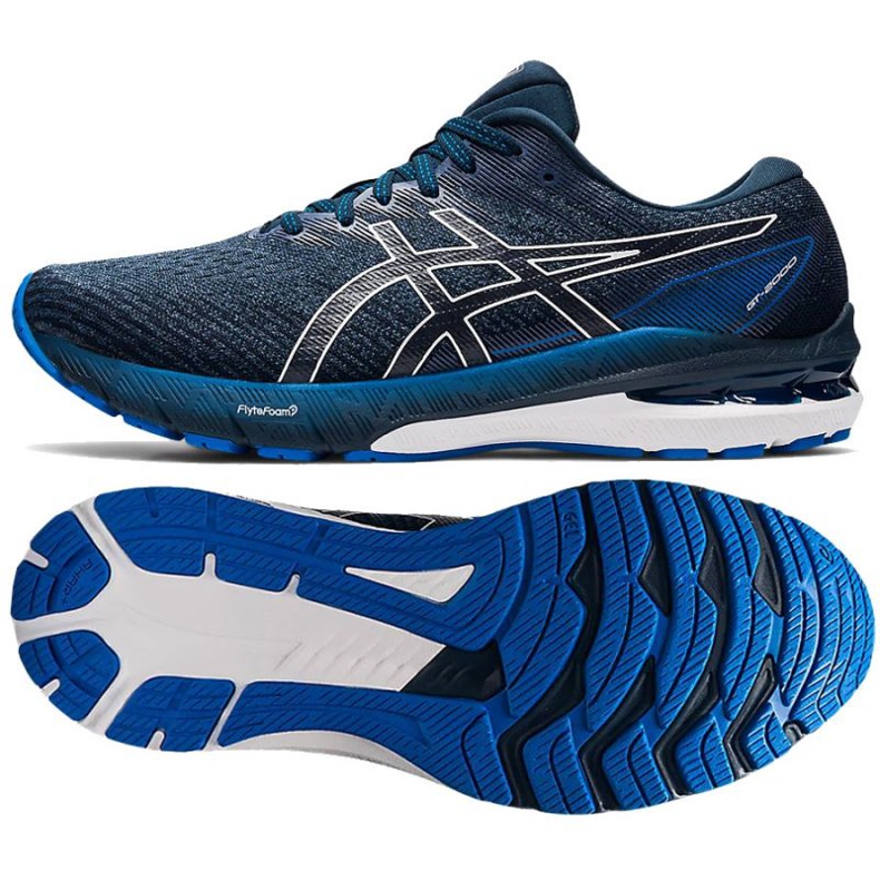 Asics Gt 2000 10 M 1011B185 400 scarpe da corsa blu navy blu