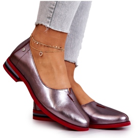 Scarpe in pelle Maciejka Argento 05035-42 multicolore