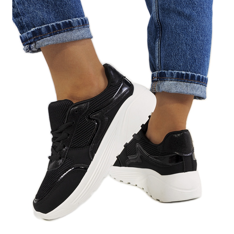 Sneakers da donna Basemat nere nero