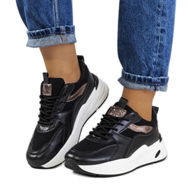 Scarpe sportive Nazaria nere nero d'oro