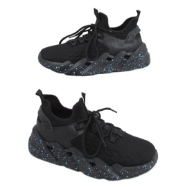 Scarpe sportive a calzino Indu Black nero