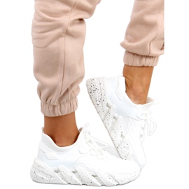 Scarpe sportive a calzino Indu White bianco