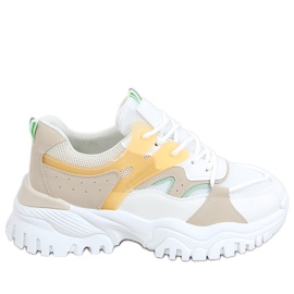 Vind Sneakers beige bianca multicolore