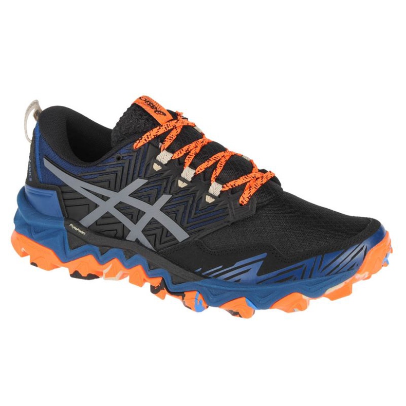 Asics Gel Fuji Trabuco 8 M 1011A668-400 nero blu arancia grigio