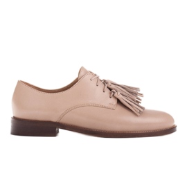 Marco Shoes Scarpe stringate con frange 2222P-1250-1 beige