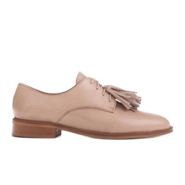 Marco Shoes Scarpe stringate con frange 2222P-1250-1 beige