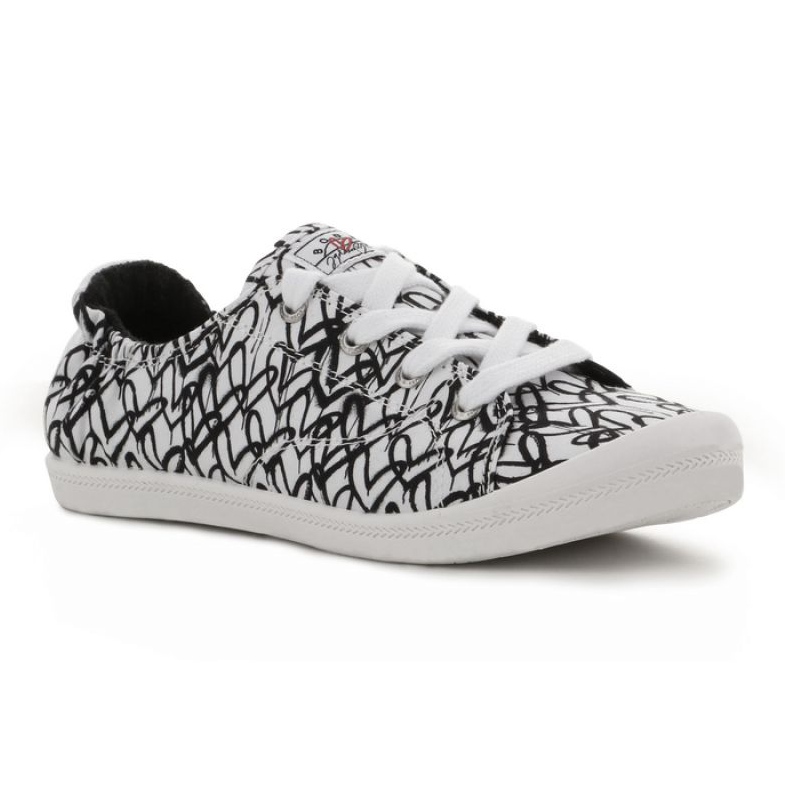Scarpe da ginnastica Skechers Beach Bingo W 113612-WBK bianca