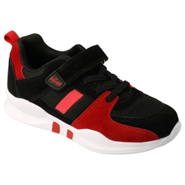 Scarpe per bambini Befado 516Y132 nero rosso