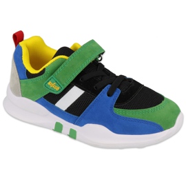 Scarpe per bambini Befado 516Y133 nero blu verde