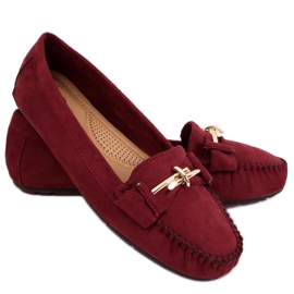 Mocassini da donna Lyset Burdeos rosso