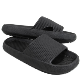 Pantofole con cuscino Yang Black nero