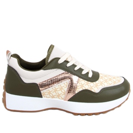 Scarpe da ginnastica Akira verdi beige verde