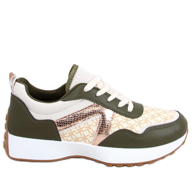 Scarpe da ginnastica Akira verdi beige verde