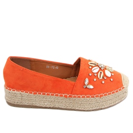 Espadrillas Manami Arancioni con conchiglie arancia