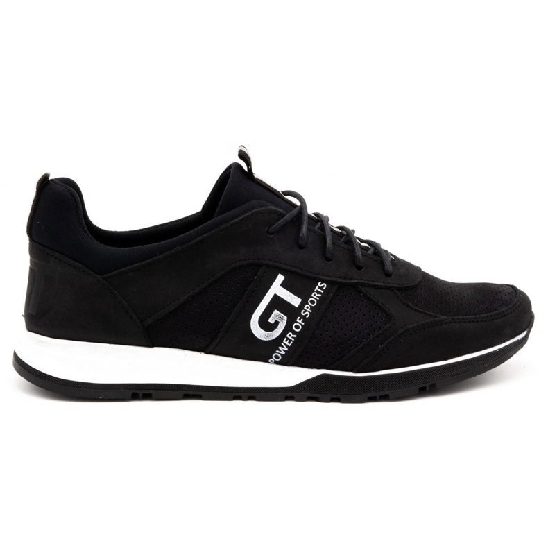 Polbut Scarpe casual da uomo in pelle 2111P nere nero
