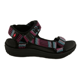 Sandali sportivi con inserto in schiuma Lee Cooper LCW-22-34-0948L nero rosa verde
