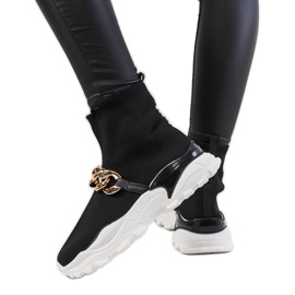 Sneakers alte nere Hurtado nero