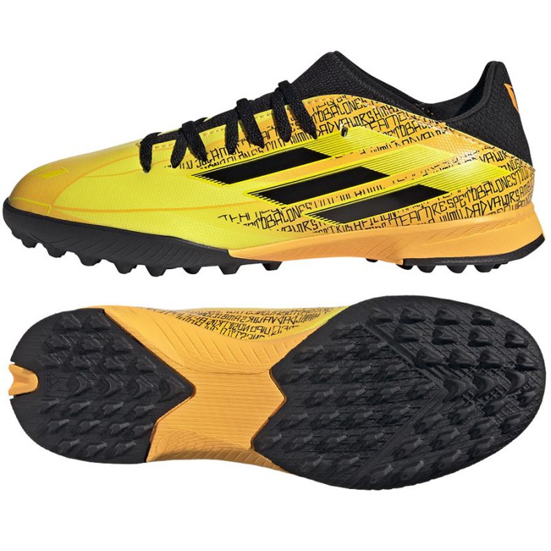 Scarpe da calcio Adidas X Speedflow Messi.3 Tf Jr GW7424 giallo