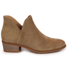 Stivali traforati Filippo W PAW319B beige
