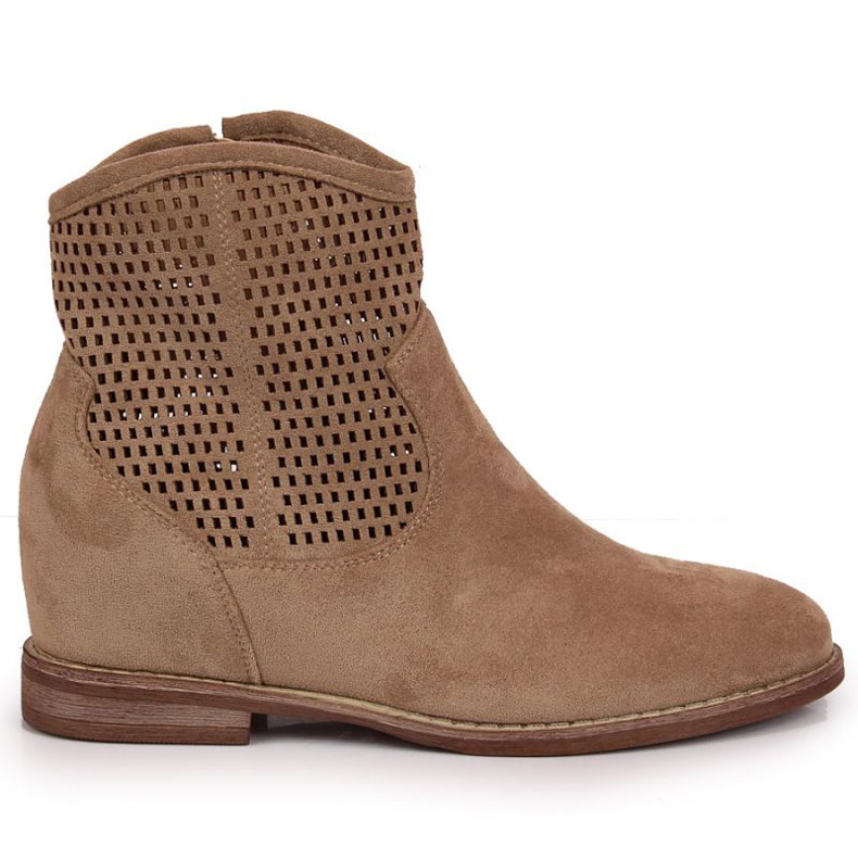 Stivali traforati S. Barski W OLI141B beige