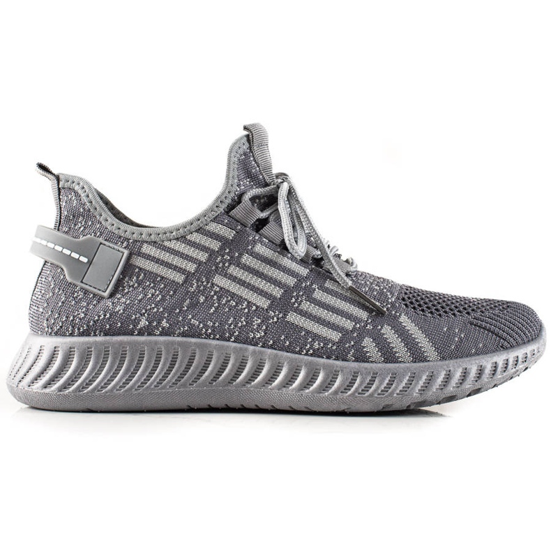 TRENDI Sneakers leggere allacciate grigio